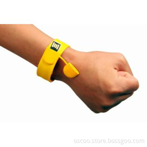 New silicon slap bracelet usb flash disk